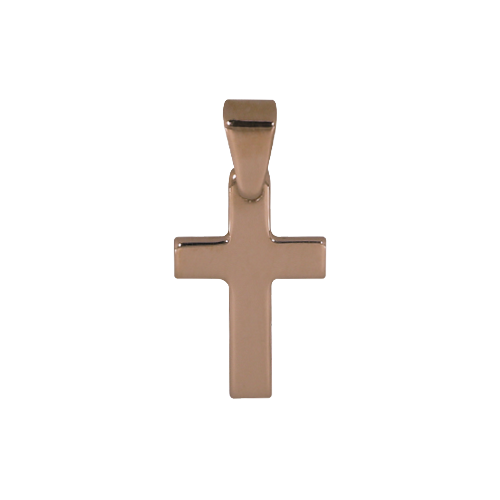 Taufanhänger KREUZ, Rotgold, 14 Karat - 55467